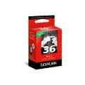 Lexmark 36 Blækpatron sort 18C2130E Modsvarer: N/A