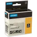 Dymo Rhino industri vinyl tape |19 mm x 5.5 m rulle | hvid på rød