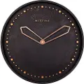 Nextime - Vægur Cross Diameter 35 cm - Sort - Vægure og bordure - - Homeroom