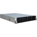 Inter-Tech Ipc 2u-2412 2u 19" Rack Sølv, Sort