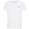 Levi's Levi'stil kvinder. 39185-0006 Perfect Tee hvid (M), Casual, Bomuld, Korte ærmer, Bæredygtig