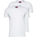 Hugo Boss HUGOtil mænd. 50325417 Pakke med 2 T-shirts, hvid, V-udskæring, V-udskæring, hvid (S), Casual, Bomuld, Korte ærmer, Bæredygtig