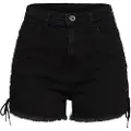 Urban Classics Waist Denim Lace Up Shorts