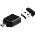 Verbatim Store N Stay Nano USB 16 GB OTG, Micro USB adapter 0023942498216 Modsvarer: N/A