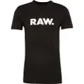 G-Star G-Startil mænd. D08512-8415-990 T-shirt Holorn R sort (XS), Casual, Korte ærmer, Økologisk bomuld, Bæredygtig
