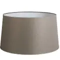 QAZQA Linen lampeskærm Taupe 45 cm