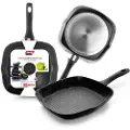 Ibili Naturrygget Grill 28x28 Cm
