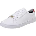 Tommy Hilfiger Tommy Hilfigertil kvinder. FW0FW03682 Essential Sneakers hvide læder træningssko (39), Fast, Blonder, Casual