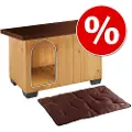 Ferplast Baixta 80 122x73x78 Cm Træhundekennel