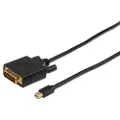 Prokord Mini Displayport To Dvi-d Singel Link 1.8m Black 1.8m. Mini Displayport Dvi-d Sort