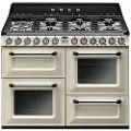 Smeg Tr4110 110 Cm Gaskomfur Med Ovn 7 Blus