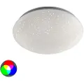 JUST LIGHT Moderne loftslampe hvid med stjerneeffekt inkl. LED - Bex