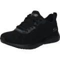 SKECHERS Skecherstil kvinder. 32504 Træningssko Bobs Sport Squad Tough Talk sort med Memory Foam (36), Stof, 3-5 cm, Blonder, Casual, Løb