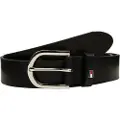 Tommy Hilfiger Tommy Hilfigertil kvinder. WW0WW11590 Danny navy læderbælte (80cm), Casual, Blå