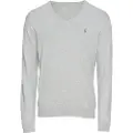Ralph Lauren Polo Ralph Laurentil mænd. 710670789002 Slim Fit-jumper grå (L), Casual, Bomuld