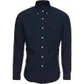 Ralph Lauren Polo Ralph Laurentil mænd. 710723610003 Slim fit oxfordskjorte navy (L), Casual, Bomuld, Lange ærmer, Blå