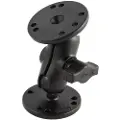 Ram Mounts To Runde Plader B Størrelse Kort Arm Universal Dobbelt Kuglemontering