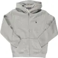 Ralph Lauren Polo Ralph Laurentil drenge. 323547626002 Hættetrøje i fleece og bomuld med hætte (14/16años=150/161cm), Casual, Grå, børnetøj