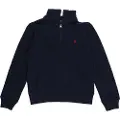 Ralph Lauren Polo Ralph Laurentil drenge. 323547626001 Blå sweatshirt med hætte i fleece og bomuld (14años=150/155cm), Casual, børnetøj