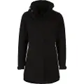 Helly Hansen Aden Long Insulated regnfrakke, sort
