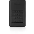 Verbatim Store 'n' Go Secure Portable HDD - 2TB - Ekstern Harddisk - Sort
