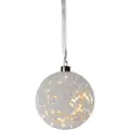 Star Micronics - Glaskugle Glow, 15 cm - Transparent - Dekorativ julebelysning - - Homeroom