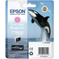 Epson T7606 Blækpatron Ljus magenta T7606 Modsvarer: N/A