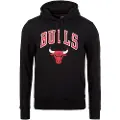 New Era Team Logo Po Chicago Bulls Hættetrøje
