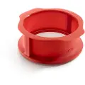 Lékué Rund kageform 15 cm, rød, silikone, Lékué