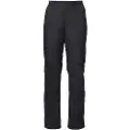 Vaude Drop Pants II, regnbukser, dame sort