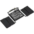24hShop Batteri til notebook, laptop til Apple Macbook Pro 13" 2016, A1706 og andre