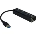 Inter-Tech Usb A 3.0+ethernet Hub 4 Porte
