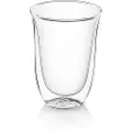 De'Longhi Dobbeltvæggede lattemacchiato-glas, 330 ml, sæt med 2 stk.