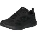 SKECHERS Skecherstil kvinder. 12982 Trænere Summits sort (39), Læder, Fast, Blonder, Casual, Sport