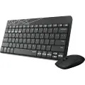 Rapoo 8000M - Tastatur & Mus sæt - Nordisk - Sort