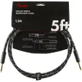 Fender Deluxe 5 Fod Langt Lige Instrumentkabel Sort Tweed