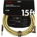 Fender Deluxe 15 Fod Langt Lige Instrumentkabel Tweed