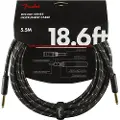 Fender Deluxe 186 Fod Langt Lige Instrumentkabel Sort Tweed