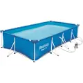 Bestway Rektangulær Pool Med Rensningsanlæg Cm 400x211x81 Cm