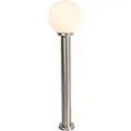 QAZQA Moderne udendørs lampestolpe stål rustfrit stål 100 cm - Sfera