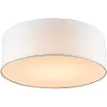 QAZQA Loftslampe hvid 30 cm inkl. LED - Drum LED