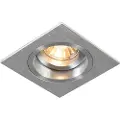 QAZQA Firkantet indbygget spotlight aluminium drejelig og vippelig - Chuck