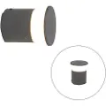 QAZQA Moderne udendørslampe mørkegrå 12 cm inkl. LED - Bar