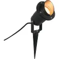 QAZQA Have spotlight spyd spot sort inkl. ledning og stik IP65 - Done