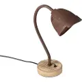QAZQA Rustik bordlampe rustbrun - Rax