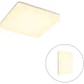 QAZQA Moderne firkantet loftslampe inkl. LED - Plater