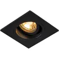 QAZQA Moderne indbygget spotlight sort 9,3 cm drejelig og vippelig - Chuck