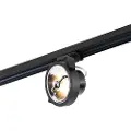 QAZQA LED 3-faset skinnespot sort 15W 2700K inkl. AR111 - Expert
