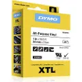Dymo Tape Vinyl 24mm Sort/hvid - Xtl