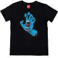 Santa Cruz Screaming Hand Kids T-shirt sort